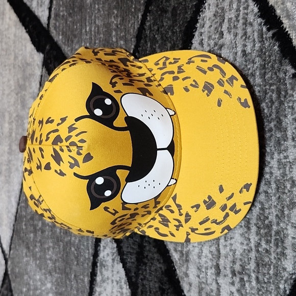 PUGS CHEETAH FACE ADJUSTABLE SNAP-BACK UNISEX CAP HAT - Picture 11 of 13